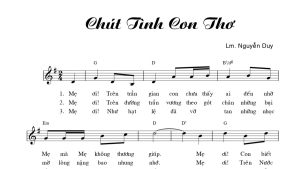 chút tình con thơ nguyễn duy