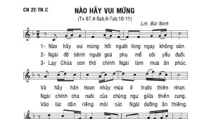 NÀo hãy mừng vui Thánh vịnh 67 Bùi Ninh
