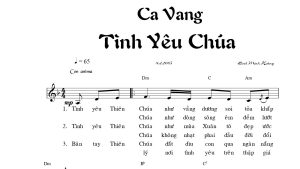 Ca vang tình yêu Chúa