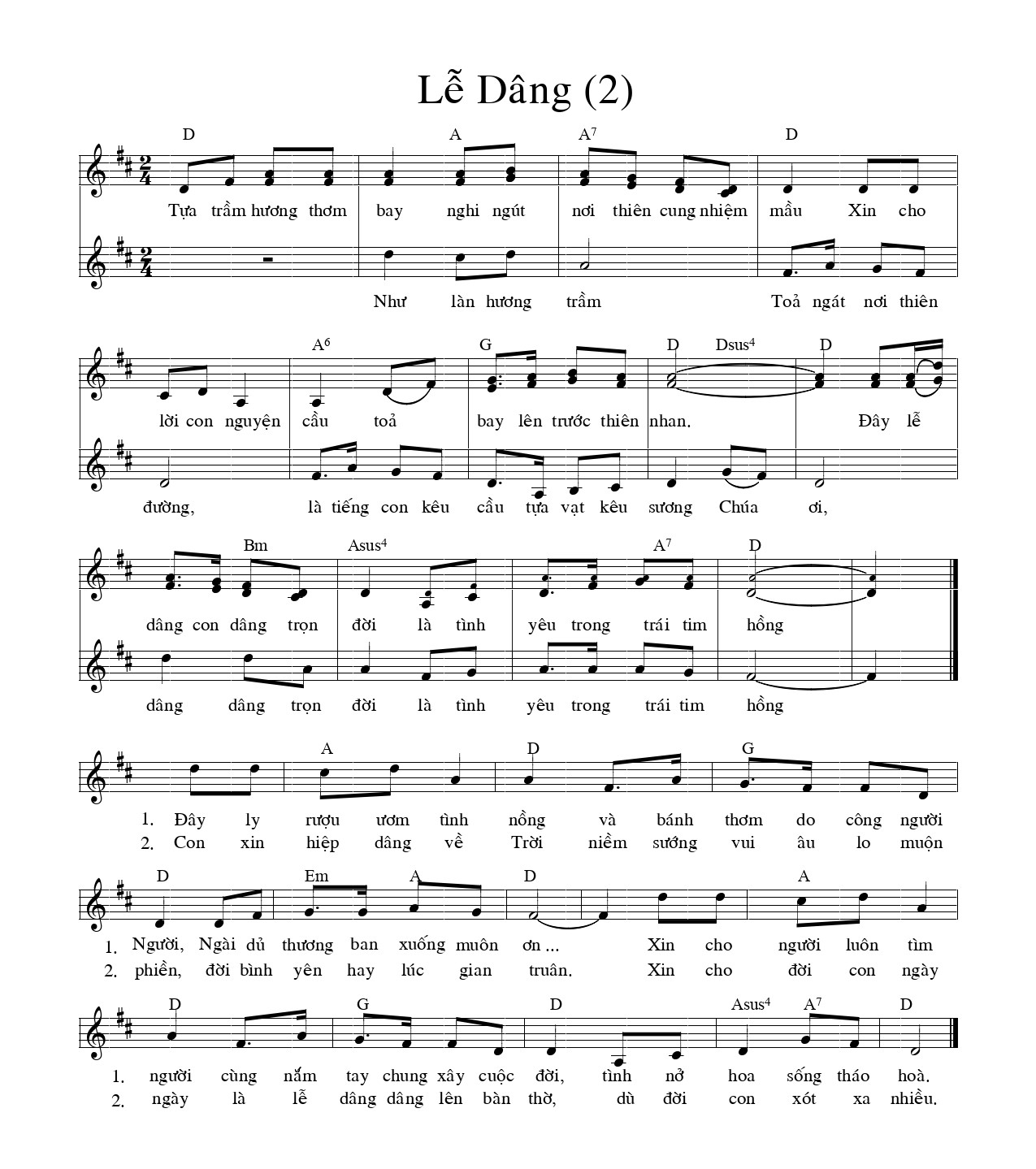 lễ dâng 2 tựa trầm hương thơm bay