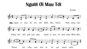 NGƯỜI ƠI MAU TỚI Mi Trầm