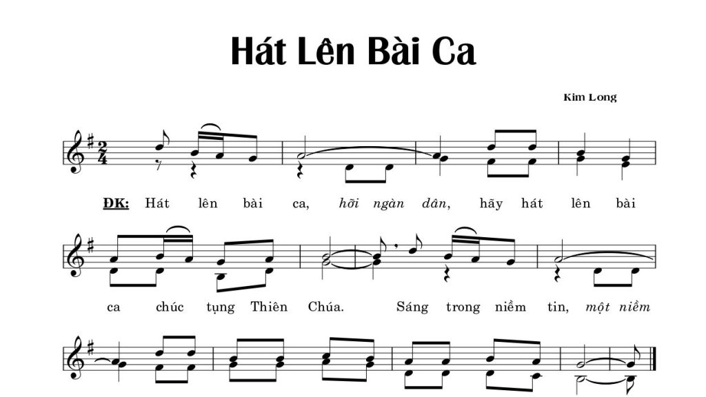 Hát lên bài ca Kim Long