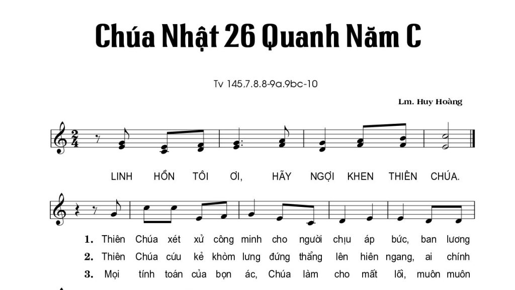 Thánh vịnh 145 Huy Hoàng