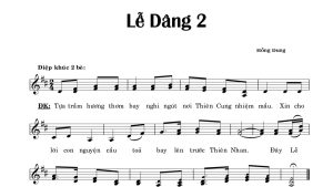 lễ dâng 2 hồng dung
