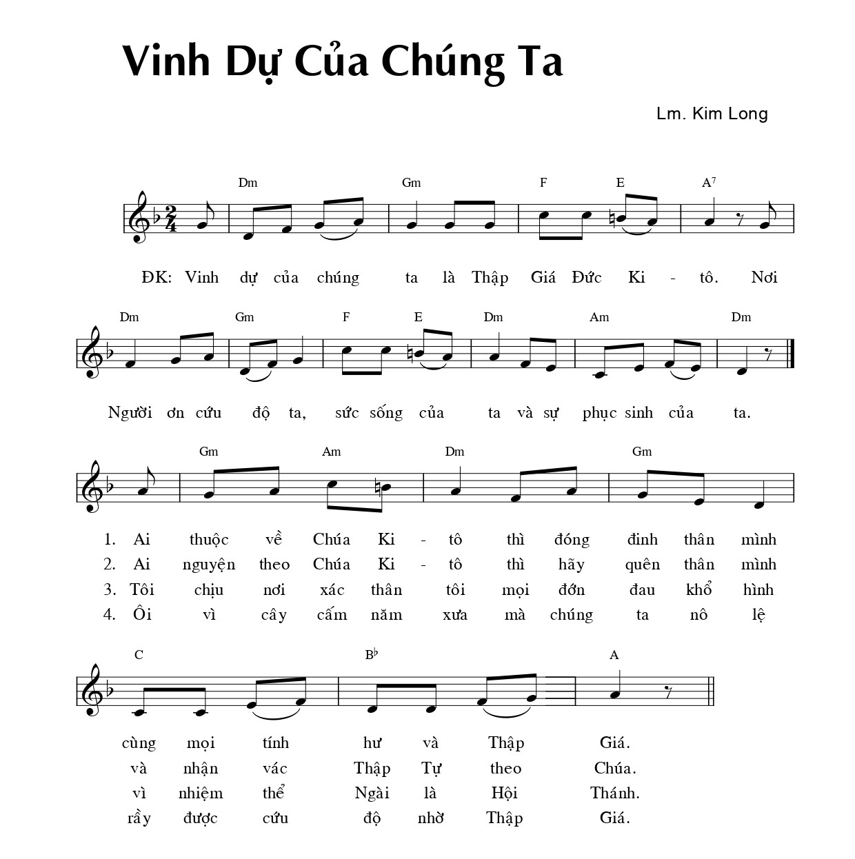 Vinh dự của chúng ta kim long