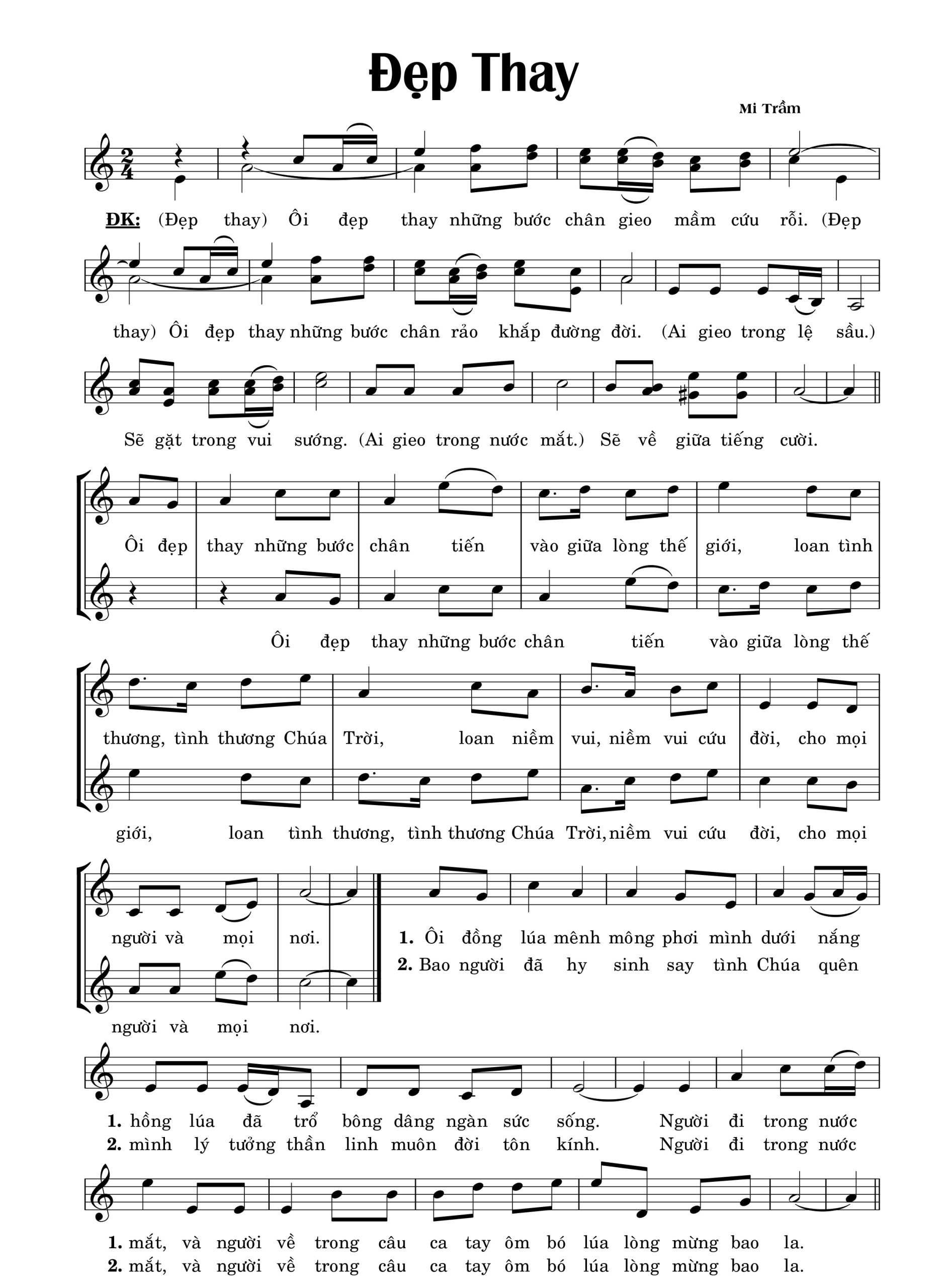 Đẹp thay Mi trầm