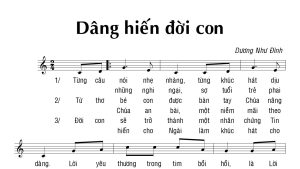 Dâng hiến đời con Dương Như Đình