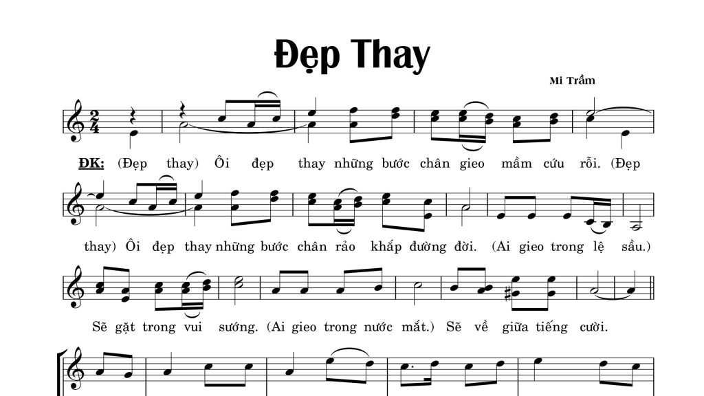 Đẹp thay Mi trầm