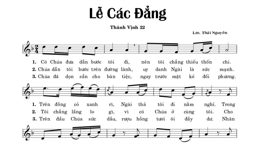 Thánh vịnh 22 thái nguyên
