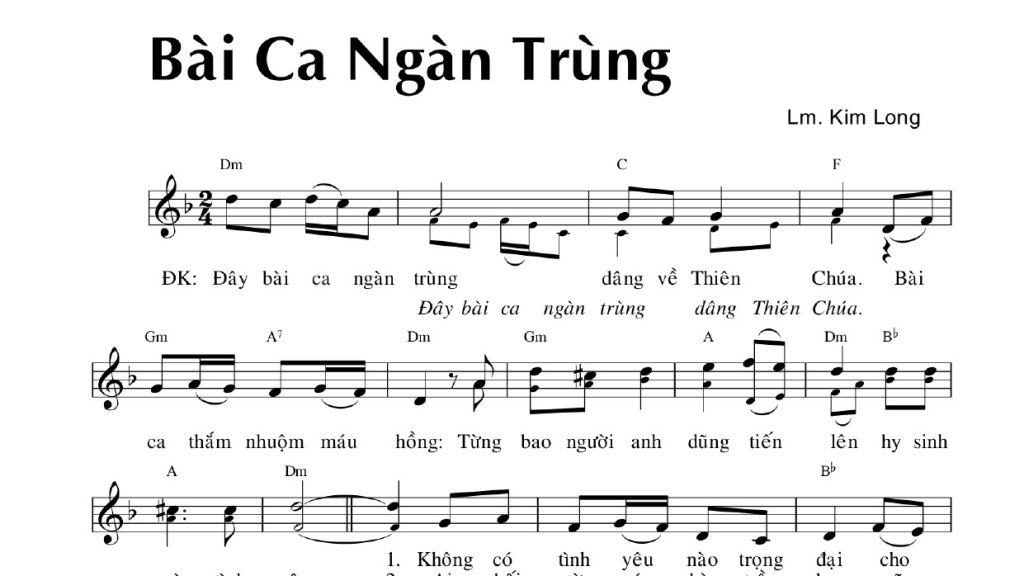 bài ca ngàn trùng Kim Long