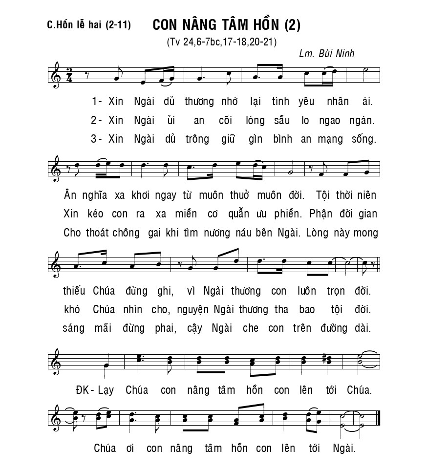 Thánh vịnh 24 Bùi Ninh