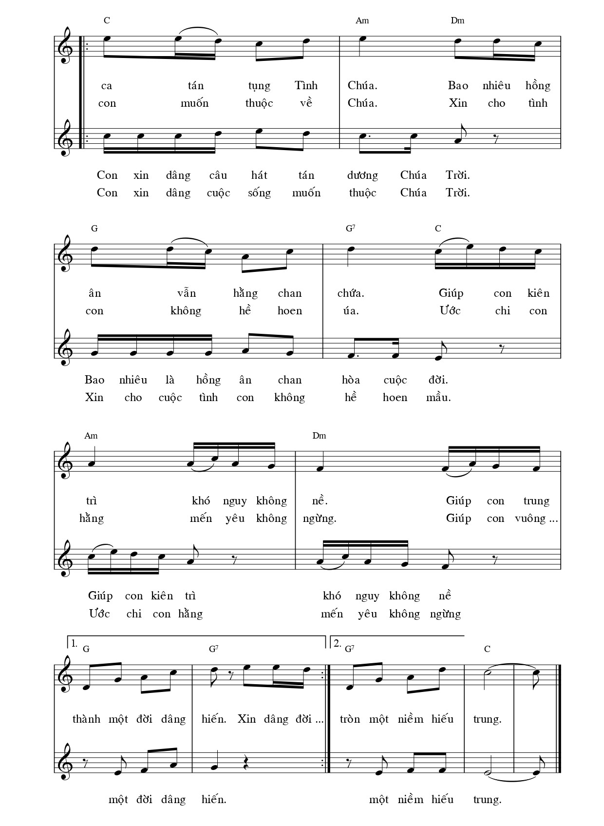 Đường con theo Chúa Ân Đức