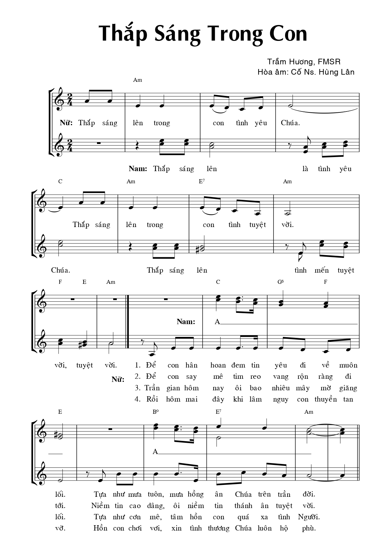 Thắp sáng trong con Trầm Hương