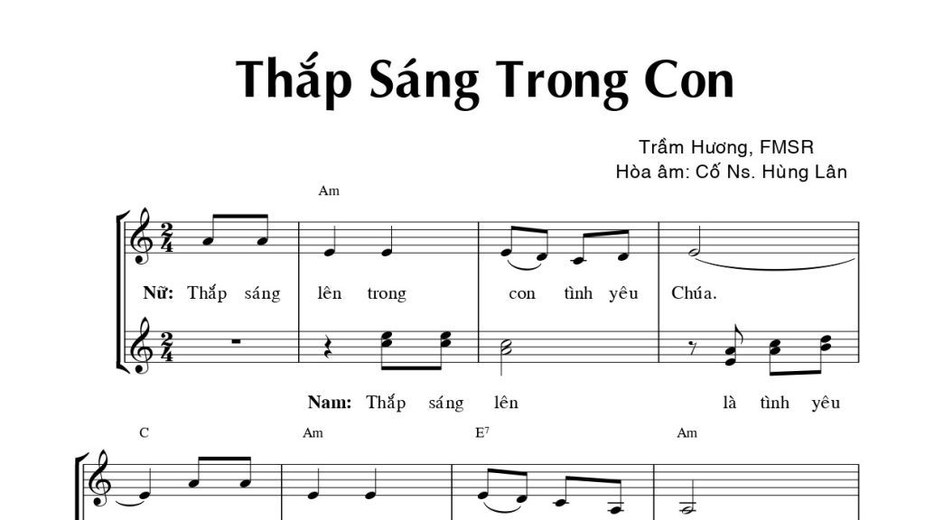 Thắp sáng trong con Trầm Hương