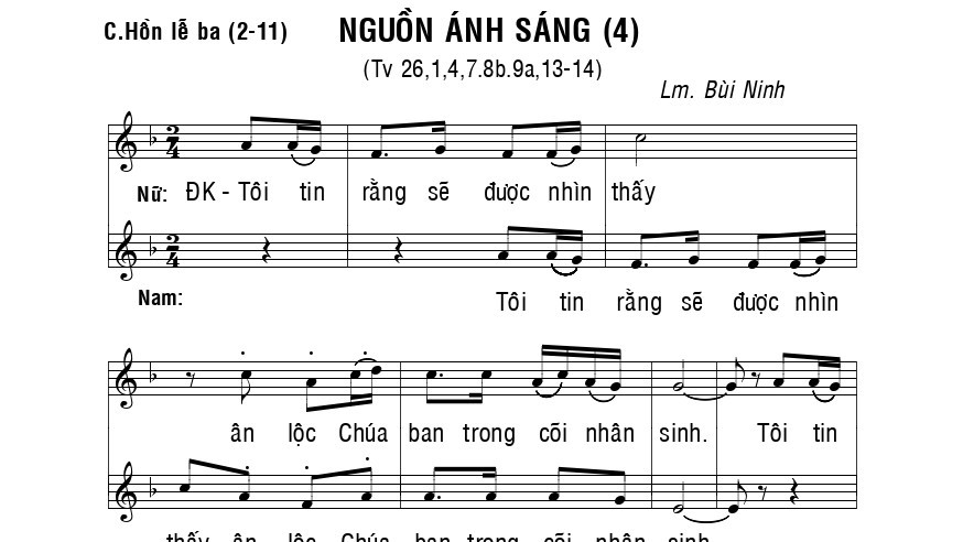 Thánh vịnh 26 Bùi Ninh