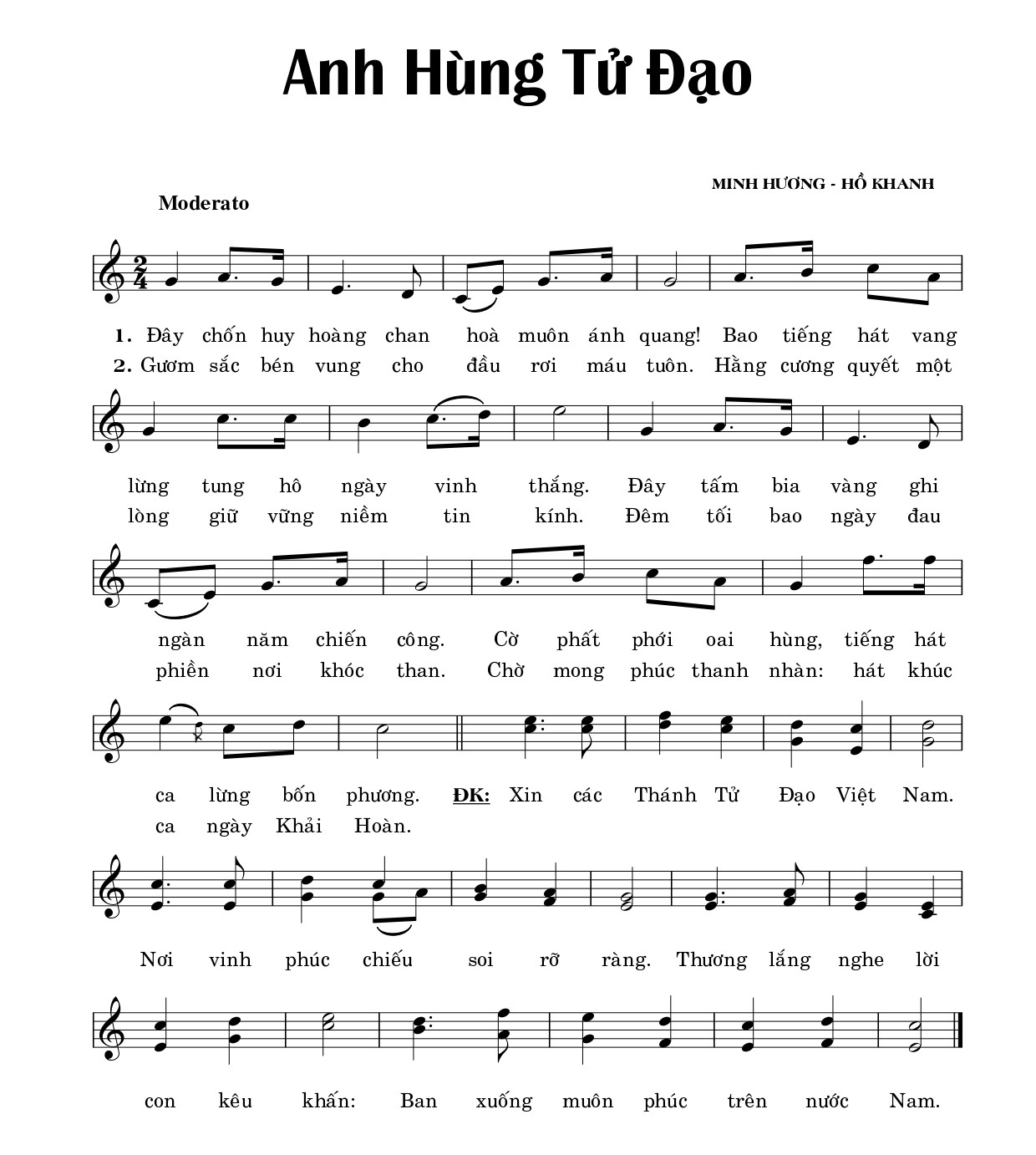 Anh hùng tử đạo Minh Hương Hồ Khanh