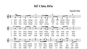 Để Chúa đến Nguyễn Duy