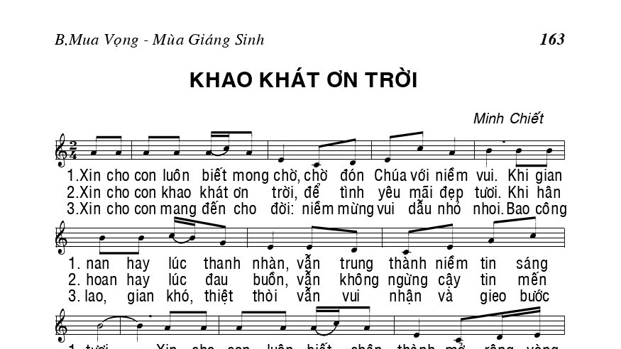 Khao khát ơn trời Minh Chiết