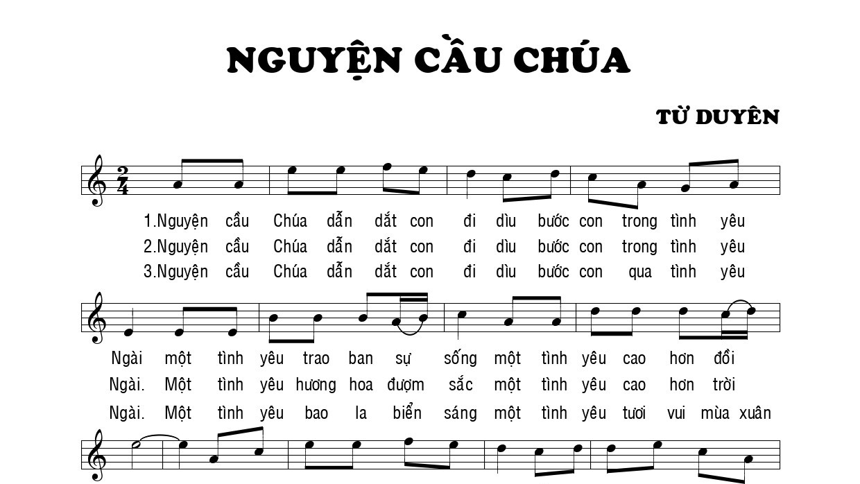 Nguyện cầu Chúa Từ Duyên