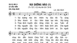 thánh vịnh 121 vui dường nào 1 bùi ninh