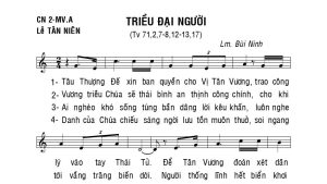 Thánh vịnh 71 Triều đại người bùi ninh