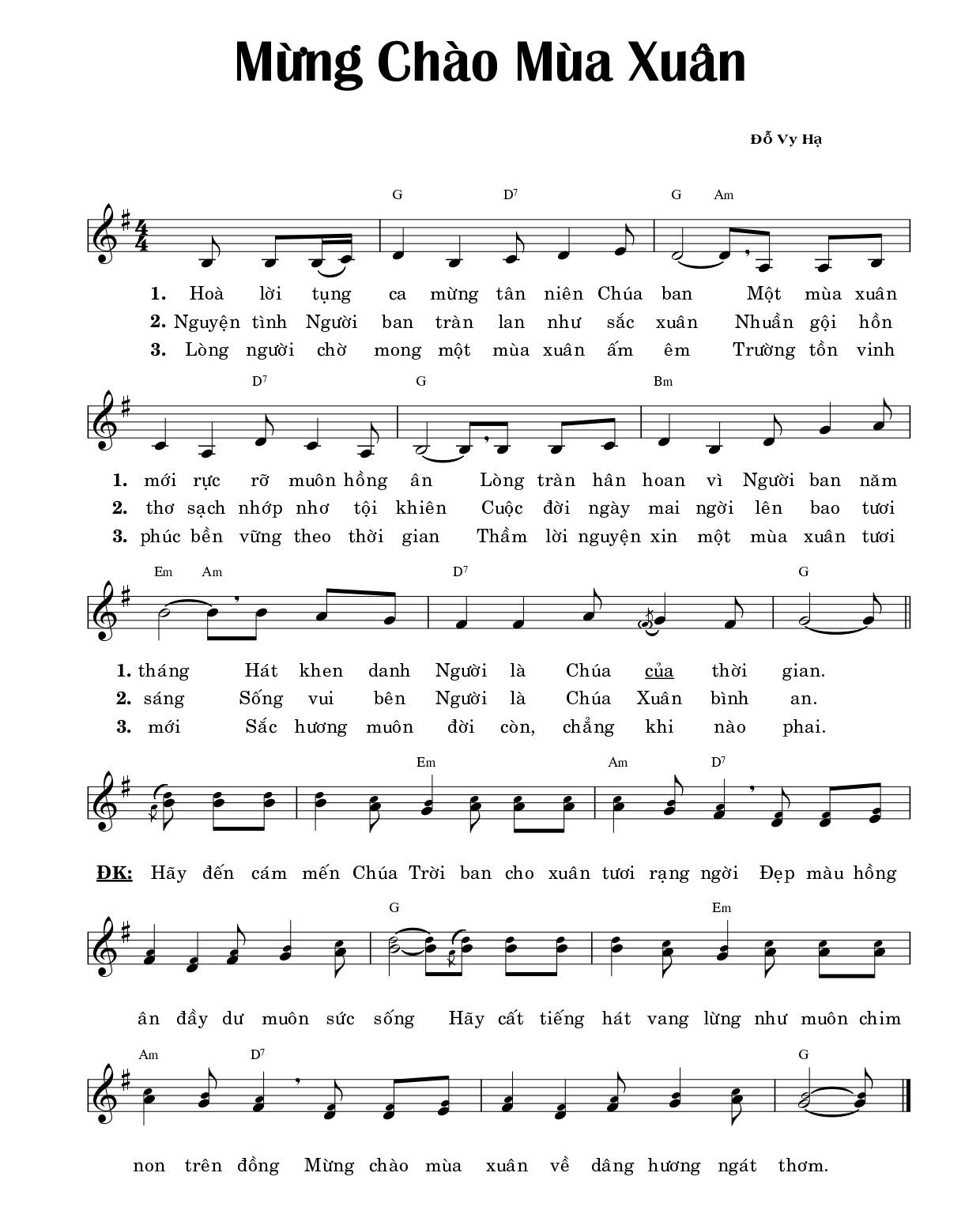 Mừng chào mùa xuân đỗ vy hạ