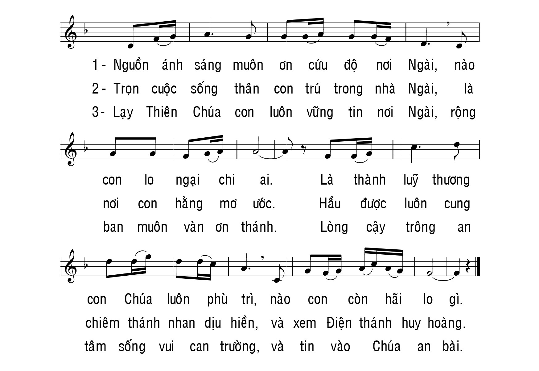THÁNH VỊNH 26 (Nguồn ánh sáng 1) - Bùi Ninh