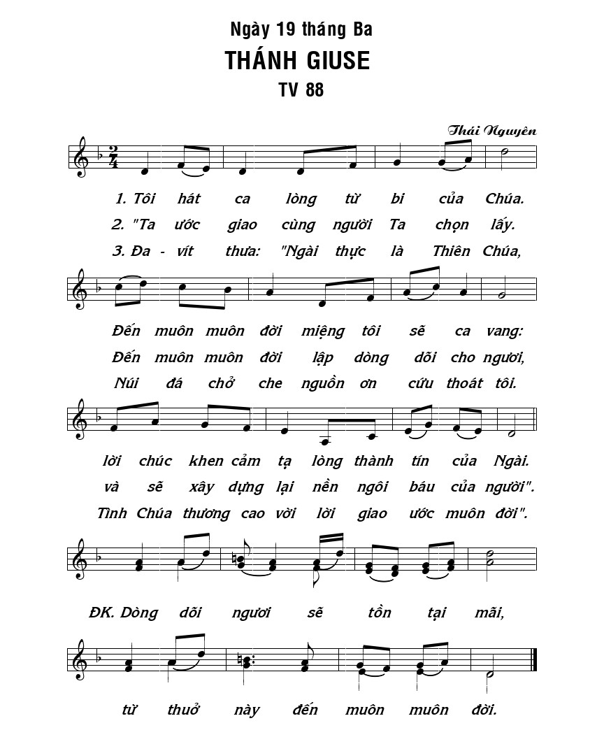 Thánh vịnh 88 Thái Nguyên