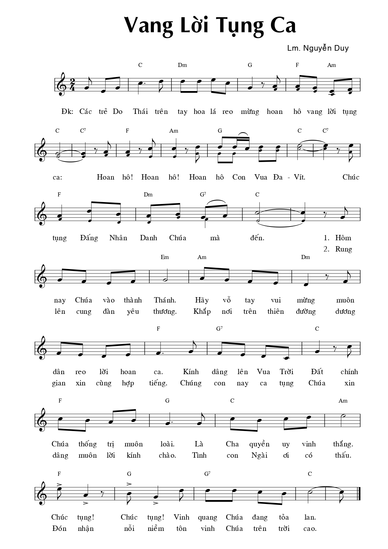 Vang lời tụng ca nguyễn duy