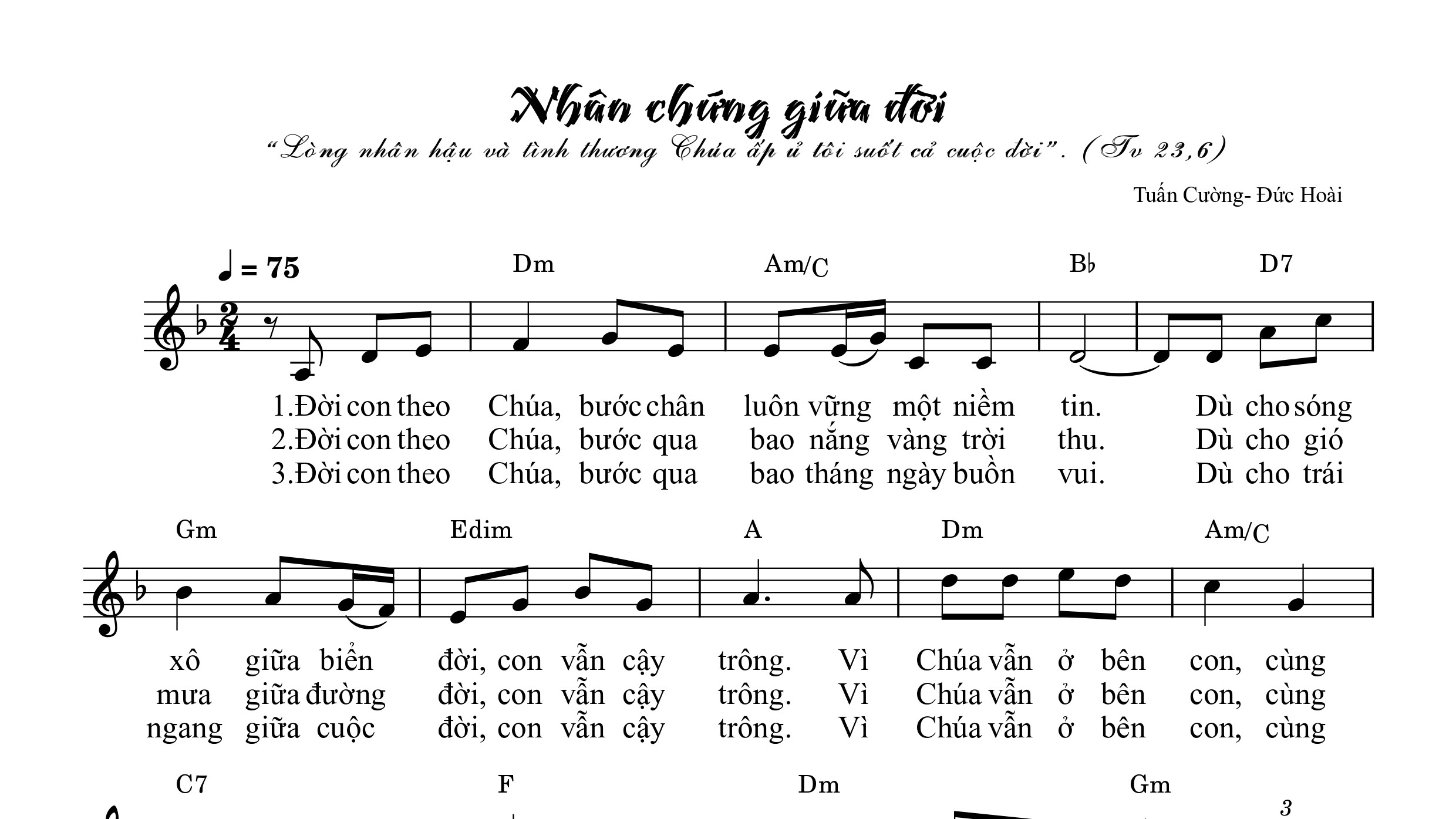 Nhân chứng giữa đời Tuấn Cường Đức Hoài